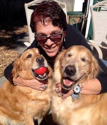 Suely Ty and Xuxu with Red Ball